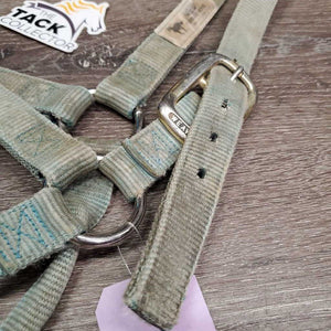 Thick Nylon Halter *gc, faded, v.stained, dirty, rubs