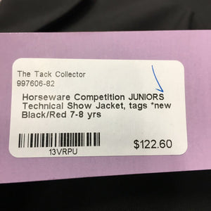 JUNIORS Technical Show Jacket, tags *new