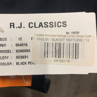 Ventilated Show Jacket, Zippers, tags, extra buttons *new
