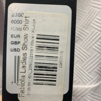 SS Show Shirt, Back Zipper, Bling Collar, tags, extra bling *new
