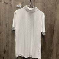 SS Show Shirt, Back Zipper, Bling Collar, tags, extra bling *new
