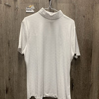 SS Show Shirt, Back Zipper, Bling Collar, tags, extra bling *new
