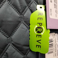 "ELSIE" JUNIORS Fleece Lined Quilt Vest, Hood, Zipper, Reversible, tags *new
