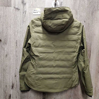 Brooke Waterproof Hybrid Insulated Jacket, Hood, Zipper, tag *new
