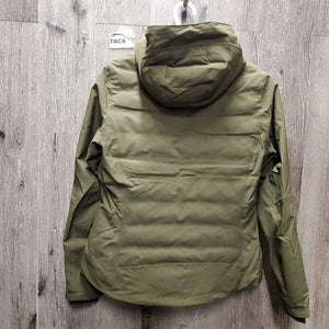 Brooke Waterproof Hybrid Insulated Jacket, Hood, Zipper, tag *new