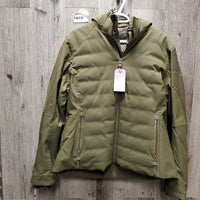Brooke Waterproof Hybrid Insulated Jacket, Hood, Zipper, tag *new
