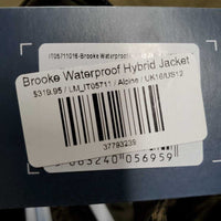 Brooke Waterproof Hybrid Insulated Jacket, Hood, Zipper, tag *new
