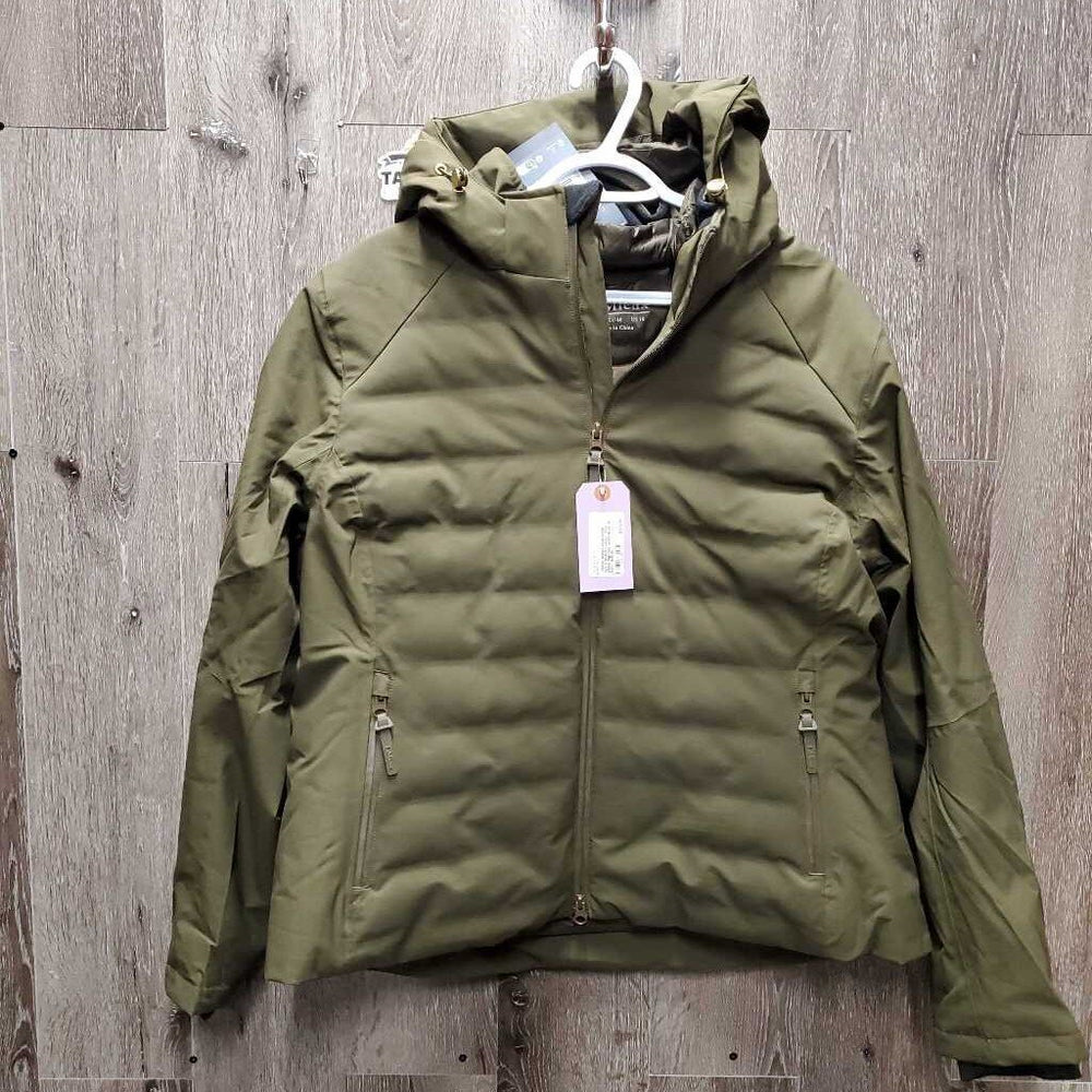 Brooke Waterproof Hybrid Insulated Jacket, Hood, Zipper, tag *new