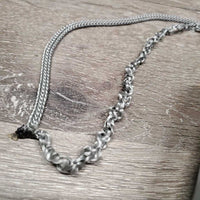 Crochet Ear Bonnet Fly Veil, Sound Proof Ears, x2 bling, Grey Drawstring Bag *gc, dirty, hairy, faded, unstitched back edge