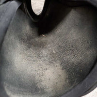 Hind Boots, velcro *gc, clean, scratches, scuffs, older, velcro: frays, hairy, rubs lining: stains, residue, pills
