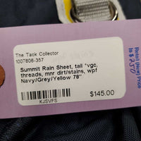 Rain Sheet, tail *vgc, threads, mnr dirt/stains, wpf
