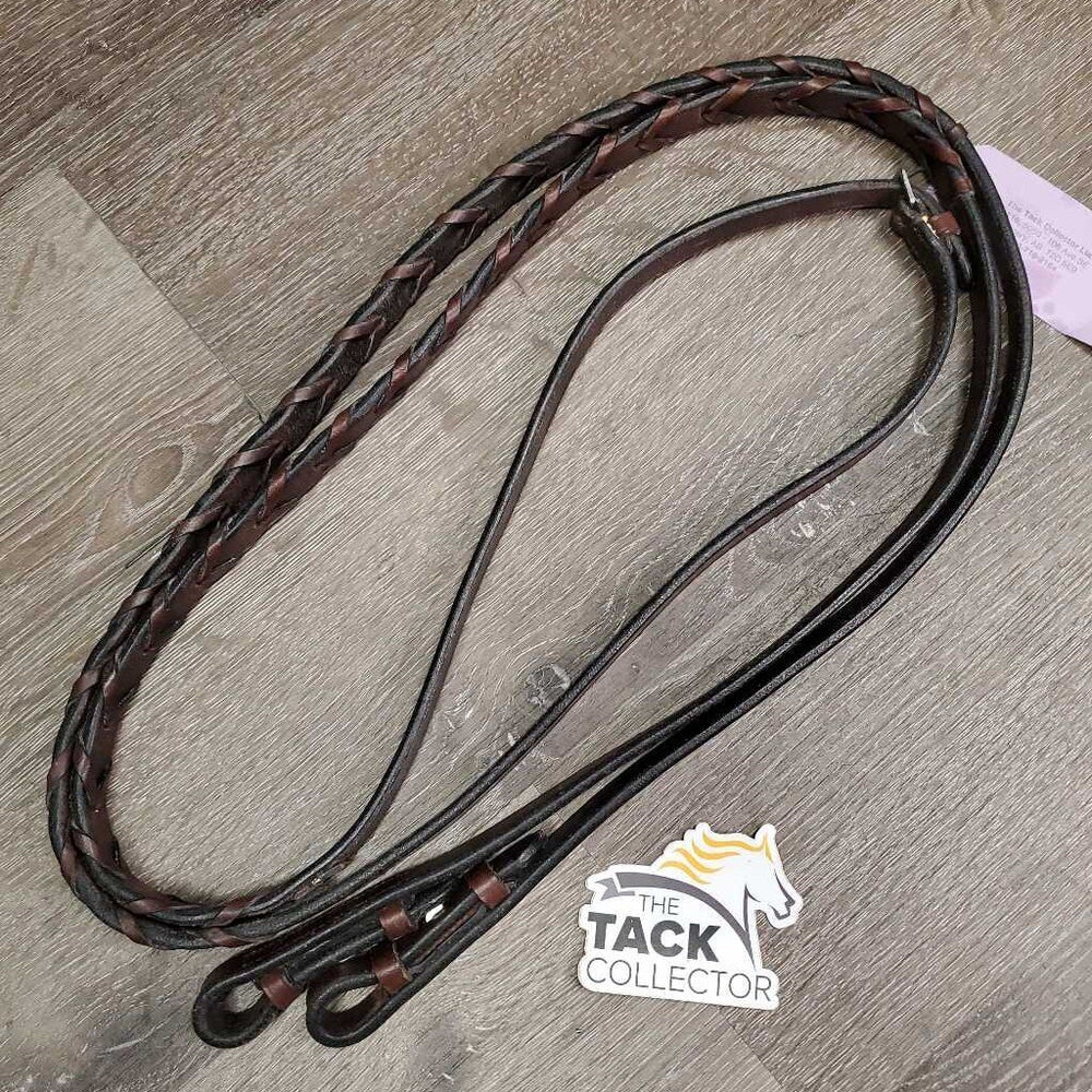 Braided Reins *vgc, clean, mnr dirty, v.stiff