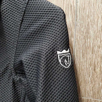 JUNIORS Mesh Show Jacket, zip, snaps *vgc/xc, scraped logos
