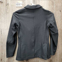 JUNIORS Mesh Show Jacket, zip, snaps *vgc/xc, scraped logos
