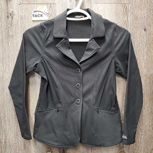 JUNIORS Technical Show Jacket, zip, snaps *gc, stains, dirt?stains, faded, residue, seam puckers