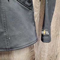 JUNIORS Technical Show Jacket, zip, snaps *gc, stains, dirt?stains, faded, residue, seam puckers
