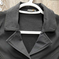 JUNIORS Technical Show Jacket, zip, snaps *gc, stains, dirt?stains, faded, residue, seam puckers
