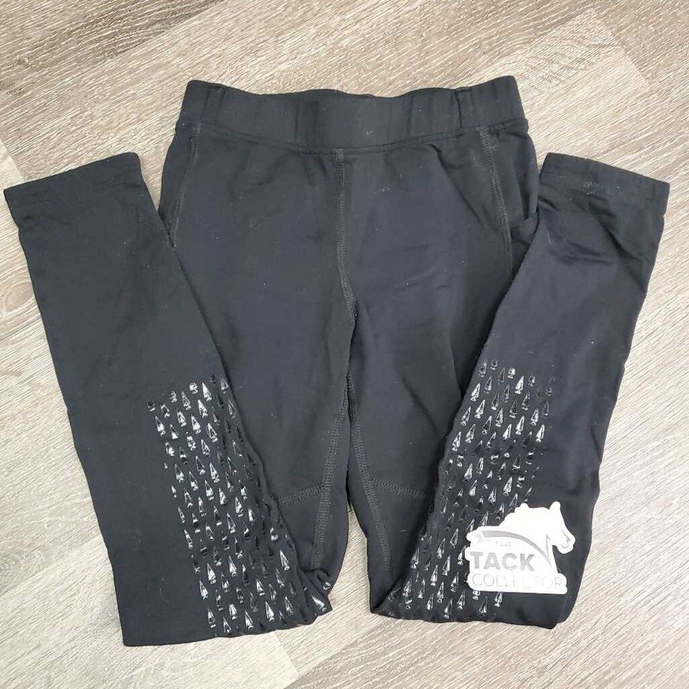 JUNIORS Light Sticky Full Seat Riding Tight Breeches, Pull on *gc, faded, hairy, mnr dry stickies, rubs & pills