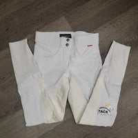 Full Sticky Seat Breeches, Bling *vgc/gc, mnr stained seat & legs, seam puckers & threads, dingy
