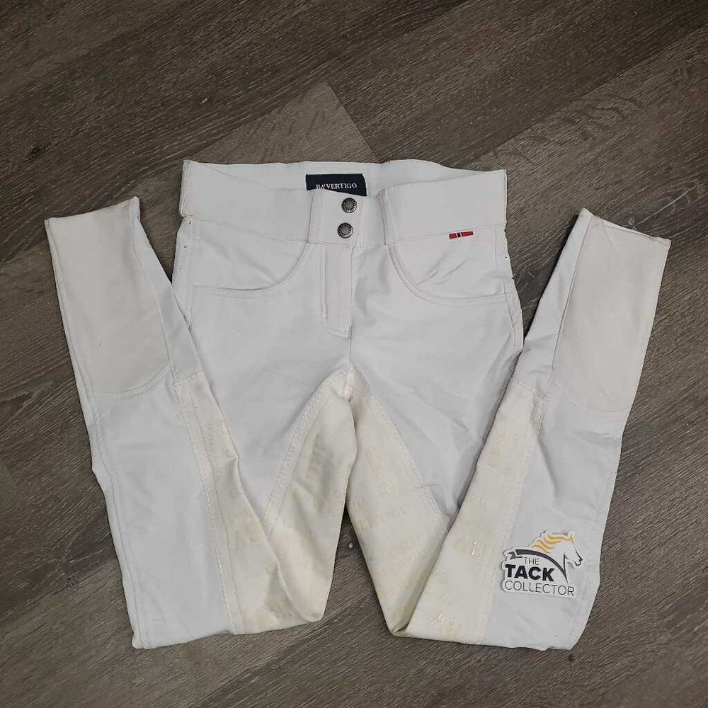 Full Sticky Seat Breeches, Bling *vgc/gc, mnr stained seat & legs, seam puckers & threads, dingy