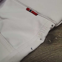 Full Sticky Seat Breeches, Bling *vgc/gc, mnr stained seat & legs, seam puckers & threads, dingy
