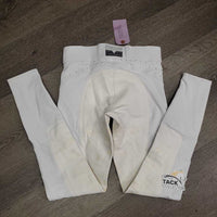 Full Sticky Seat Breeches, Bling *vgc/gc, mnr stained seat & legs, seam puckers & threads, dingy
