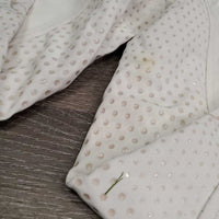 Full Sticky Seat Breeches *gc, dingy, discolored seat & legs, seam puckers, stains, older