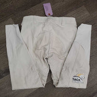Full Sticky Seat Breeches *gc, dingy, discolored seat & legs, seam puckers, stains, older