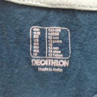 JUNIORS SS T Shirt, 1/4 Button Up *vgc, mnr faded