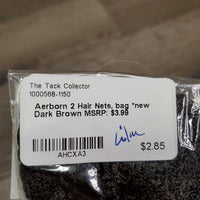 2 Hair Nets, bag *new