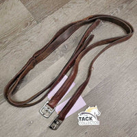 Soft Lined Stirrup Leathers *fair, dents, mnr tear, dry, stretched
