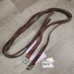 Soft Lined Stirrup Leathers *fair, dents, mnr tear, dry, stretched