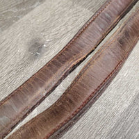 Soft Lined Stirrup Leathers *fair, dents, mnr tear, dry, stretched
