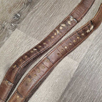 Soft Lined Stirrup Leathers *fair, dents, mnr tear, dry, stretched