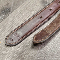 Soft Lined Stirrup Leathers *fair, dents, mnr tear, dry, stretched