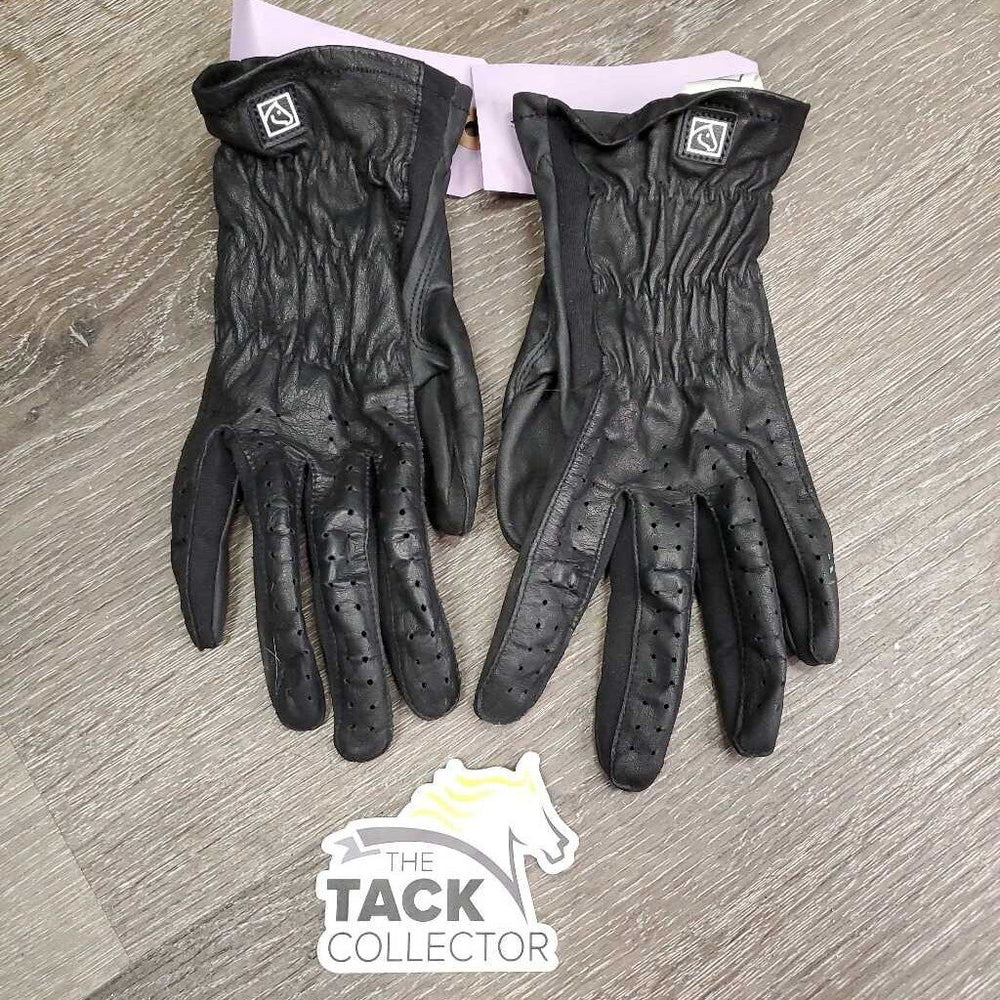 Pr Light Soft Leather Gloves *vgc, clean, older?, mnr stretched knuckles, peeled label