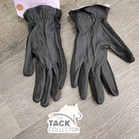 Pr Light Soft Leather Gloves *vgc, clean, older?, mnr stretched knuckles, peeled label
