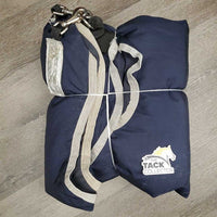 Med Hi Neck Winter Blanket, tail *vgc, mnr wpf, older?, clean, mnr hair, snags, scuffs, repairs, stains, clean