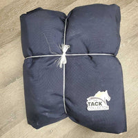 Med Hi Neck Winter Blanket, tail *vgc, mnr wpf, older?, clean, mnr hair, snags, scuffs, repairs, stains, clean
