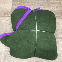 Fleece Cooler, embroidery "C-Horse Eq. Classic", 0 legs, tail *vgc, mnr clumpy, hair, dirt, stains, undone stitch.