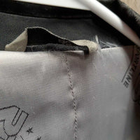 Dressage Show Coat, velvet collar *gc/fair, collar: rubbed & thin, frayed top lining, faded, older, lining rubs & rips *ADJUSTED
