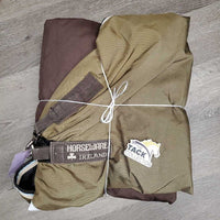 Rainsheet, Detach Neck, Tail *vgc, wpf, mnr hair, dirt, snags, threads, faded

