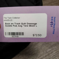 Quilt Dressage Saddle Pad, bag *new

