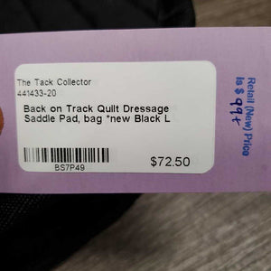 Quilt Dressage Saddle Pad, bag *new