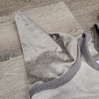 Hvy Mesh Fly Mask, Ears *gc, clean, snags, clumpy, rubs, hair, mnr frayed edges
