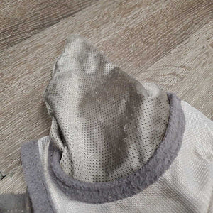 Hvy Mesh Fly Mask, Ears *gc, clean, snags, clumpy, rubs, hair, mnr frayed edges