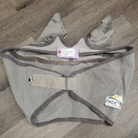 Hvy Mesh Fly Mask, Ears *gc, clean, snags, clumpy, rubs, hair, mnr frayed edges

