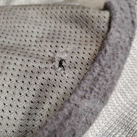 Hvy Mesh Fly Mask, Ears *gc, clean, snags, clumpy, rubs, hair, mnr frayed edges
