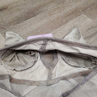Hvy Mesh Fly Mask, Ears *gc, clean, snags, clumpy, rubs, hair, mnr frayed edges
