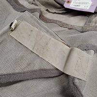 Hvy Mesh Fly Mask, Ears *gc, clean, snags, clumpy, rubs, hair, mnr frayed edges
